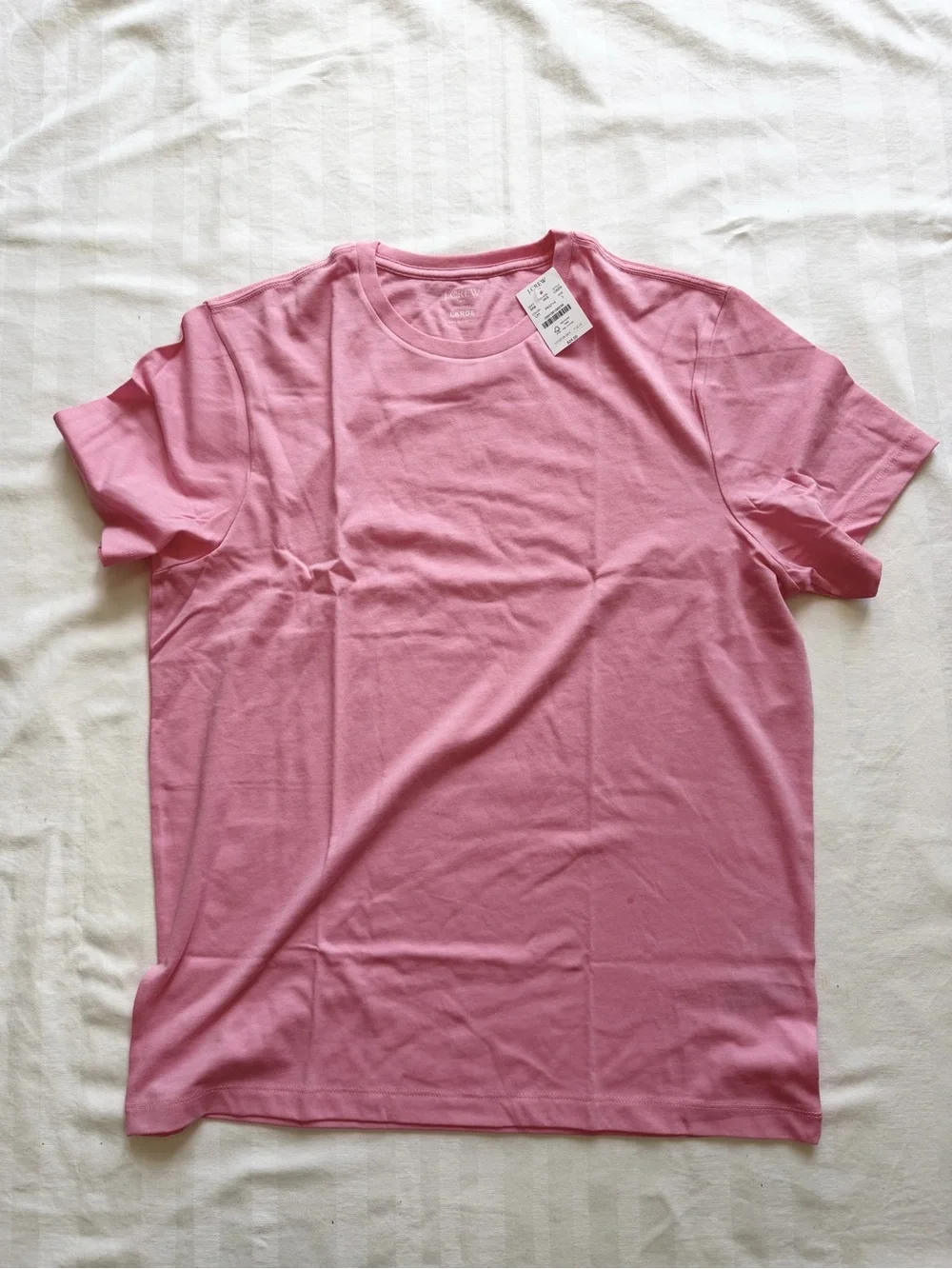 J. Crew Pink Short-Sleeve Crewneck Tee